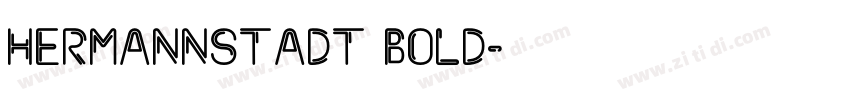 Hermannstadt Bold字体转换